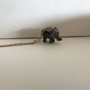 Jcrew elephant necklace